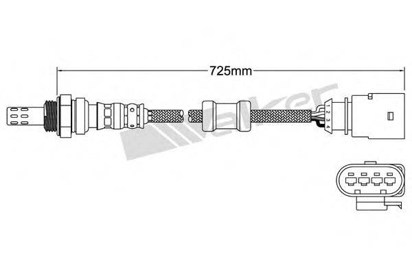 WALKER PRODUCTS 250241094 Лямбда-зонд