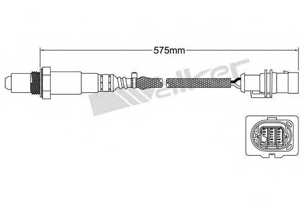 WALKER PRODUCTS 25025109 Лямбда-зонд