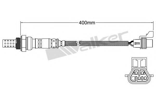 WALKER PRODUCTS 25024708 Лямбда-зонд