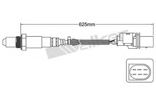 WALKER PRODUCTS 80095027 Лямбда-зонд