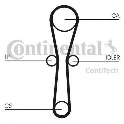 CONTITECH CT1041K1 Комплект ременя ГРМ