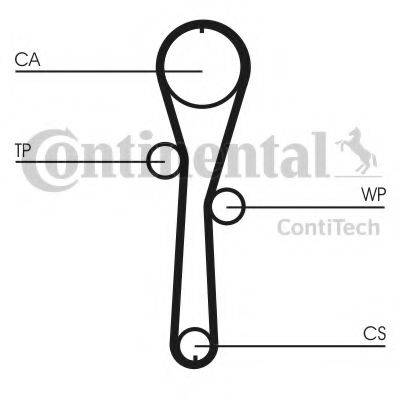 CONTITECH CT1045 Ремінь ГРМ