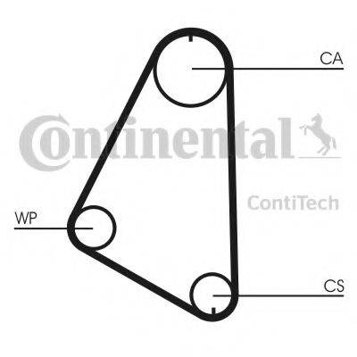 CONTITECH CT526 Ремінь ГРМ