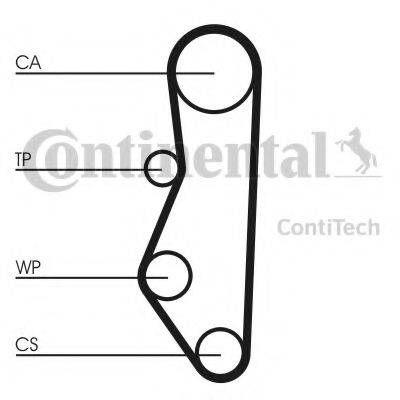 CONTITECH CT527K1 Комплект ременя ГРМ