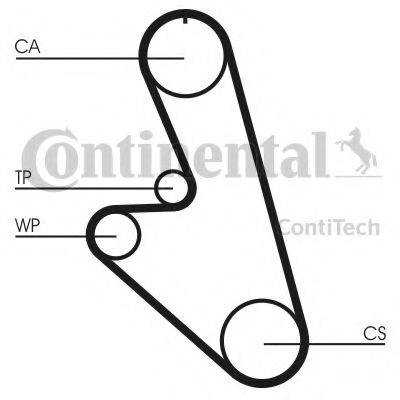 CONTITECH CT959 Ремінь ГРМ