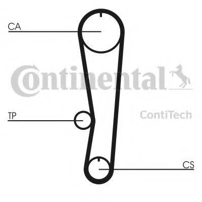 CONTITECH CT568 Ремінь ГРМ