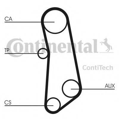 CONTITECH CT571K1 Комплект ременя ГРМ