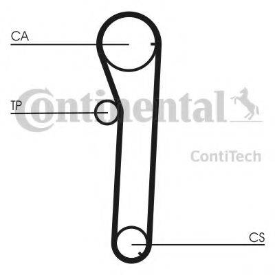 CONTITECH CT672 Ремінь ГРМ