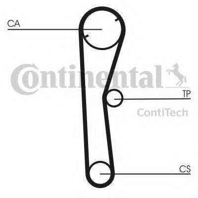 CONTITECH CT674K1 Комплект ременя ГРМ