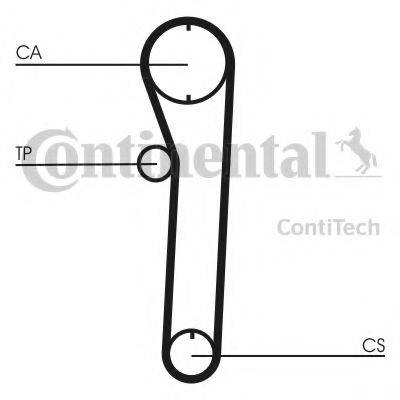 CONTITECH CT680 Ремінь ГРМ