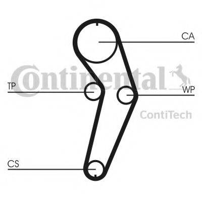 CONTITECH CT988WP1 Водяний насос + комплект зубчастого ременя