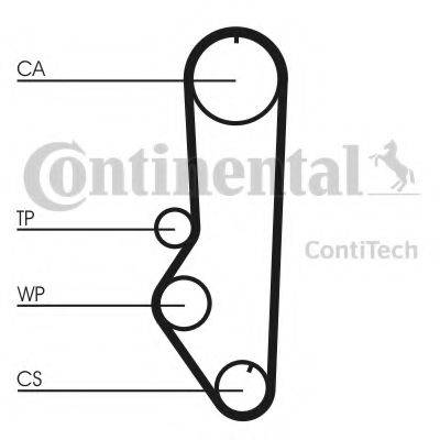 CONTITECH CT688K1 Комплект ременя ГРМ