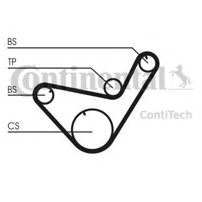 CONTITECH CT714K1 Комплект ременя ГРМ