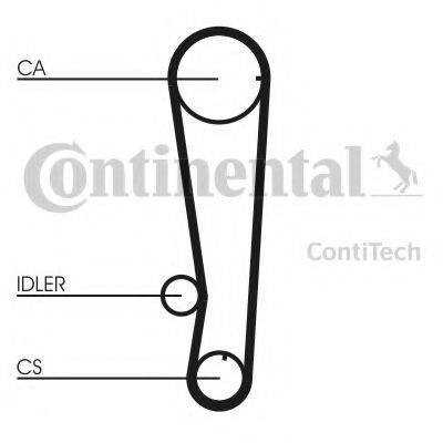 CONTITECH CT715K1 Комплект ременя ГРМ