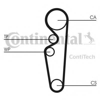 CONTITECH CT729 Ремінь ГРМ