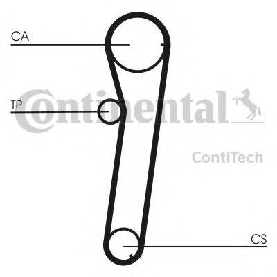 CONTITECH CT739 Ремінь ГРМ