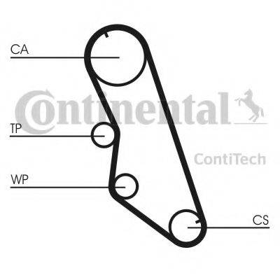 CONTITECH CT754WP1 Водяний насос + комплект зубчастого ременя