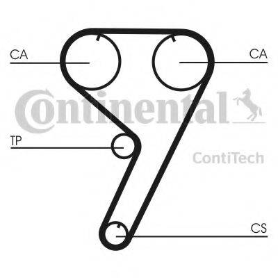 CONTITECH CT770 Ремінь ГРМ