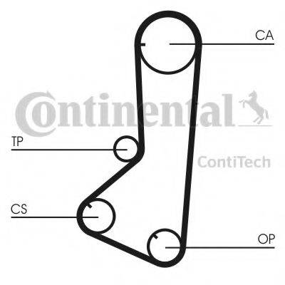 CONTITECH CT801K1 Комплект ременя ГРМ