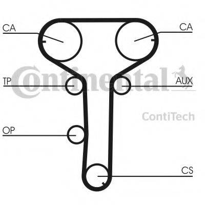 CONTITECH CT815 Ремінь ГРМ