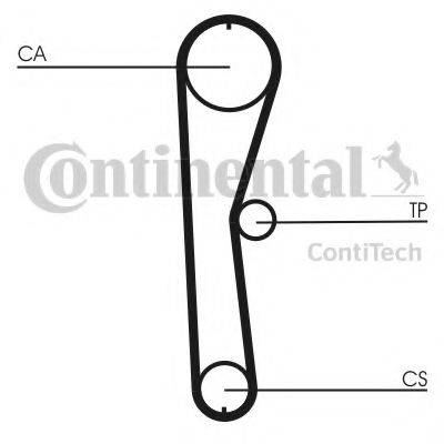 CONTITECH CT824K1 Комплект ременя ГРМ