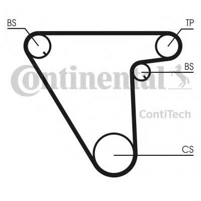 CONTITECH CT833 Ремінь ГРМ