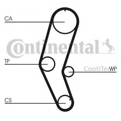 CONTITECH CT856 Ремінь ГРМ