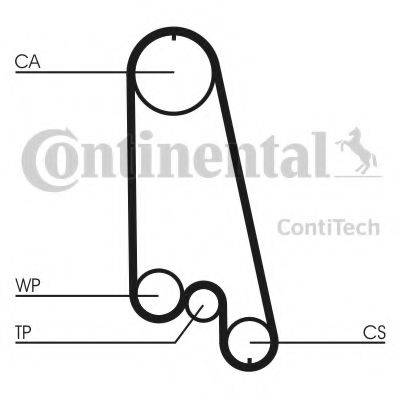 CONTITECH CT874WP4 Водяний насос + комплект зубчастого ременя