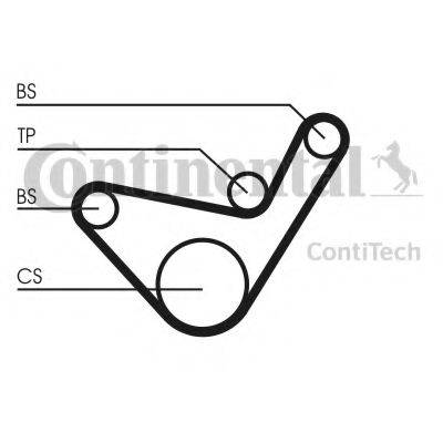 CONTITECH CT1107K1 Комплект ременя ГРМ