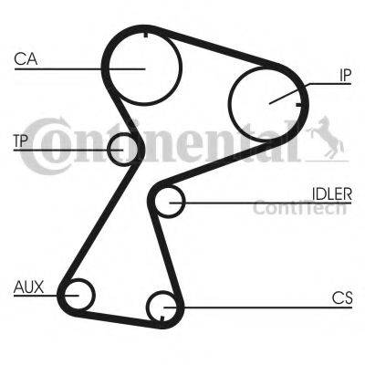 CONTITECH CT949K1 Комплект ременя ГРМ