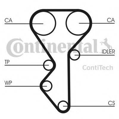 CONTITECH CT955K1 Комплект ременя ГРМ