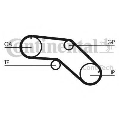 CONTITECH CT1005K1 Комплект ременя ГРМ