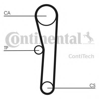 CONTITECH CT1008K1 Комплект ременя ГРМ