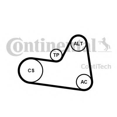 CONTITECH 6PK1710K1 Полікліновий ремінний комплект