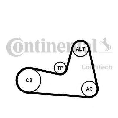 CONTITECH 6PK1200K2 Полікліновий ремінний комплект