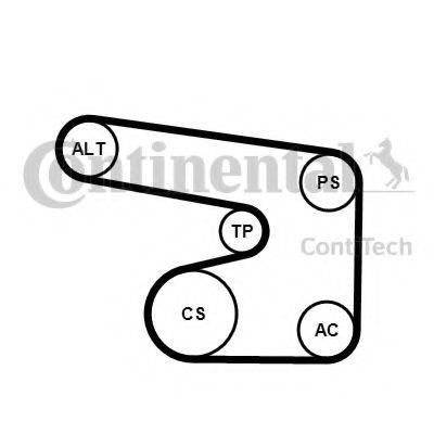 CONTITECH 6PK1900K1 Полікліновий ремінний комплект