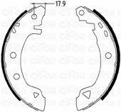 CIFAM 153001 Комплект гальмівних колодок
