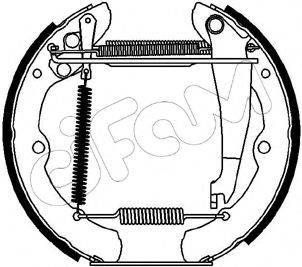 CIFAM 151099 Комплект гальмівних колодок