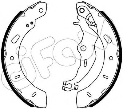 CIFAM 153563 Комплект гальмівних колодок