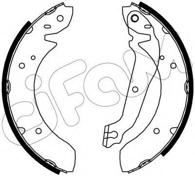 CIFAM 153584 Комплект гальмівних колодок