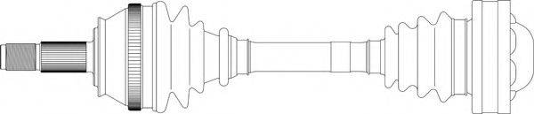 GENERAL RICAMBI AR3055 Приводний вал