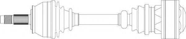 GENERAL RICAMBI AR3090 Приводний вал