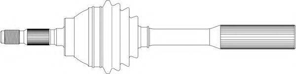 GENERAL RICAMBI CI3007 Приводний вал