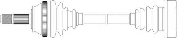 GENERAL RICAMBI FI3131 Приводний вал