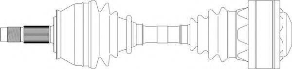 GENERAL RICAMBI FI3168 Приводний вал