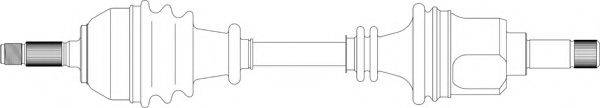 GENERAL RICAMBI PE3067 Приводний вал