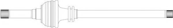 GENERAL RICAMBI RV3064 Приводний вал