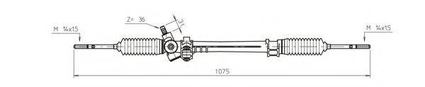 GENERAL RICAMBI AR4017 Рульовий механізм