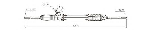 GENERAL RICAMBI BW4002 Рульовий механізм