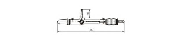 GENERAL RICAMBI CI4036 Рульовий механізм